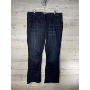 Melissa McCarthy Seven7 Jeans Womens 18 Dark Wash Blue Bootcut Stretch Plus
